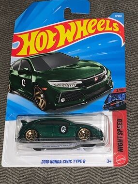 2018 Honda Civic Type R - Hot Wheels Night Speed Emerald Green